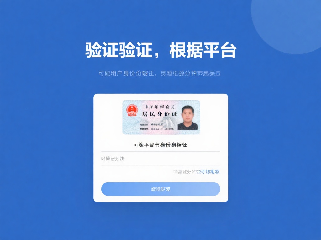 完成验证：根据平台提示，可能需要提供身份证明文件。
