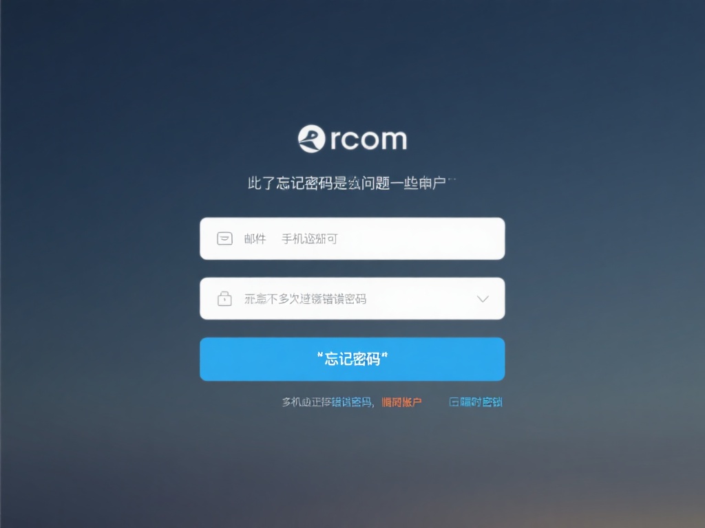 此外，忘记密码也是常见问题之一。用户只需点击登录页
