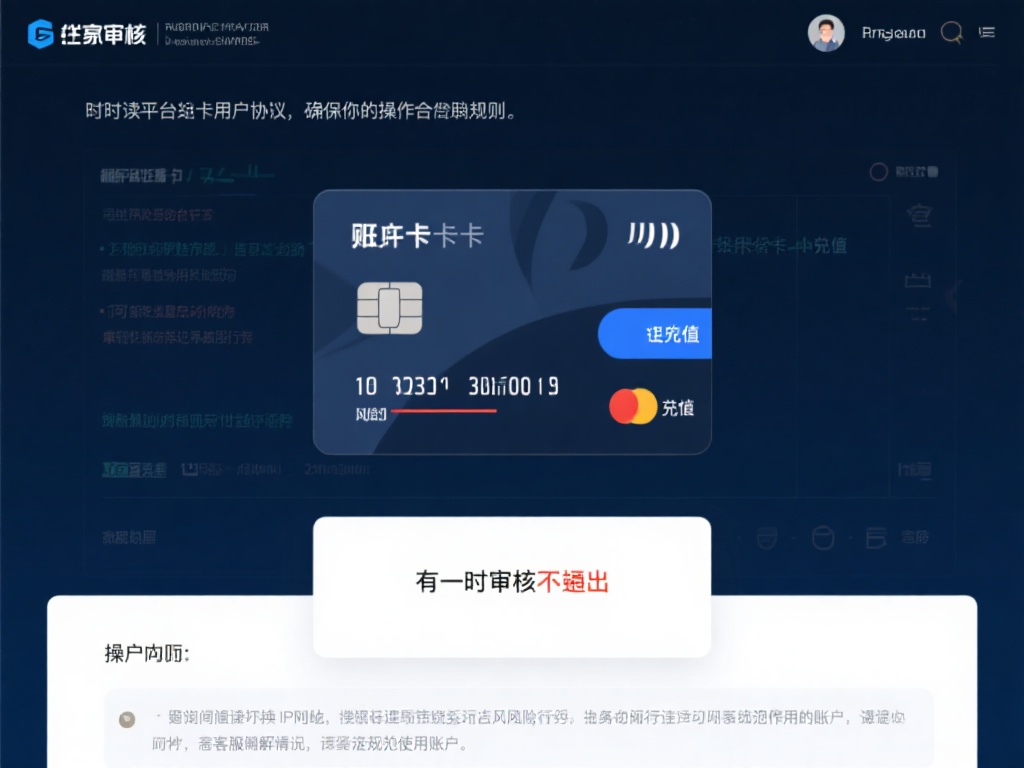 有时候，审核不通过可能与账户操作有关。例如，使用他